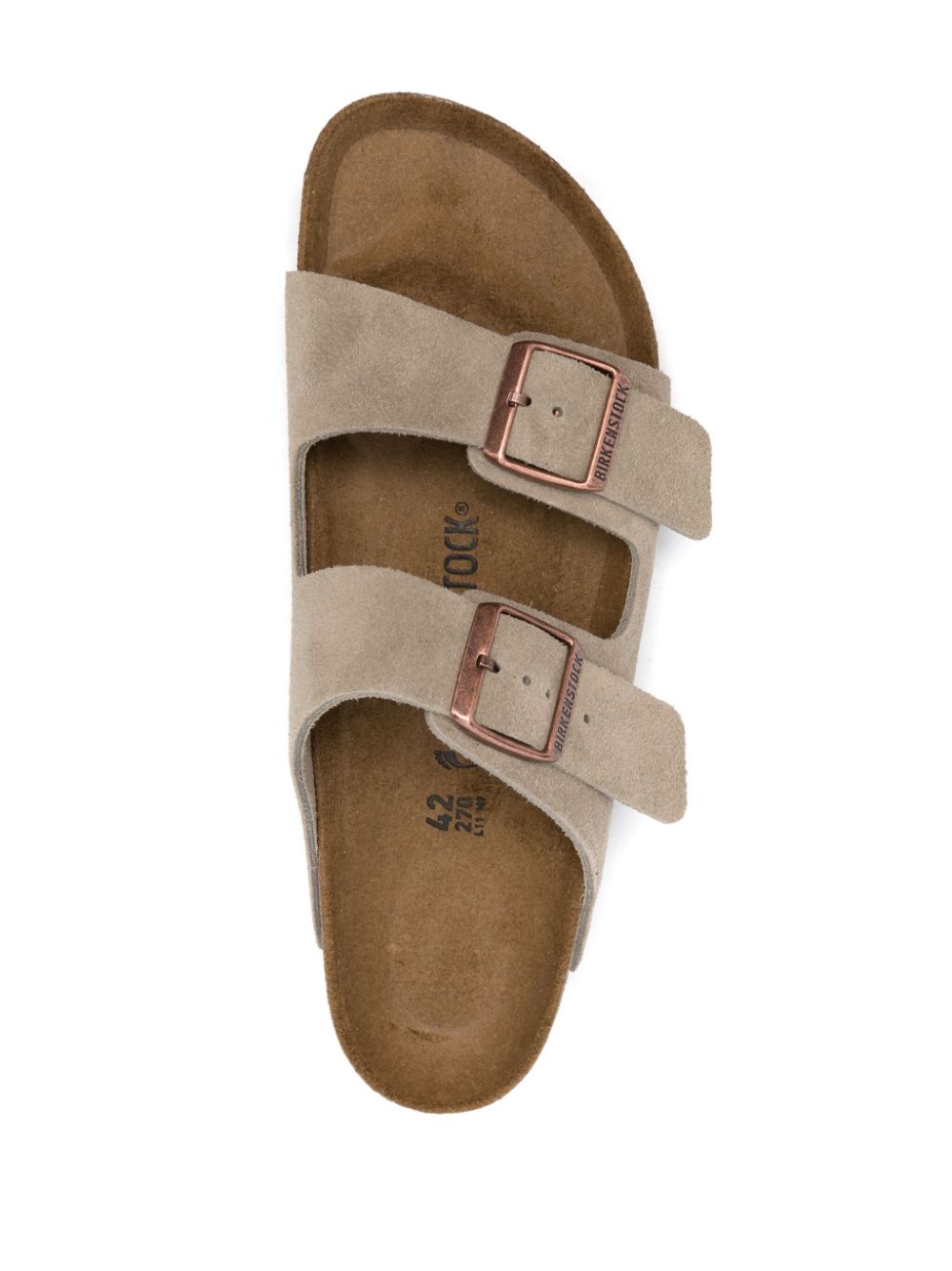 Birkenstock Arizona Soft Footbed Sandals for Women - Comfortable Cork Leather Slides in Dove Grey | Perfect for Casual Wear, Travel & Summer Outfits