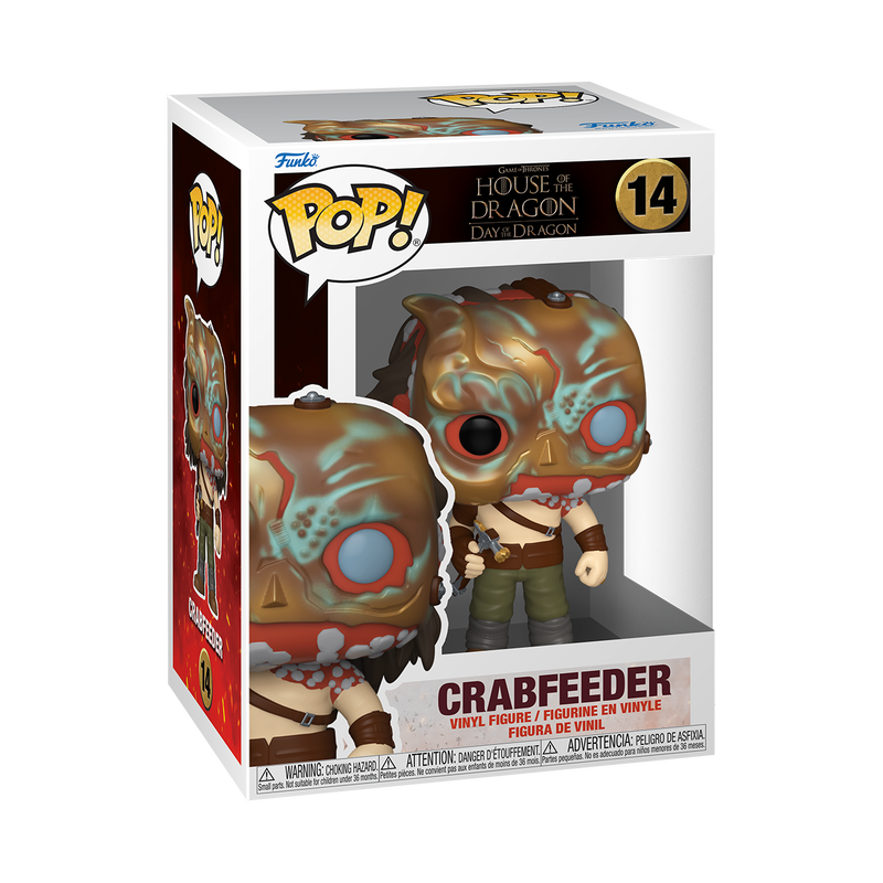 House of The Dragon Crabfeeder Funko Pop Vinyl Figure #14 with Protector Case - Collectible Gift for Game of Thrones Fans, TV Show Merchandise, and Pop Culture Enthusiasts