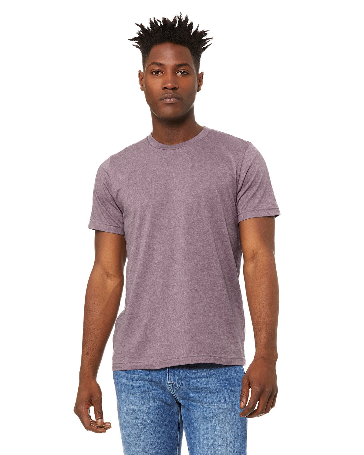 Bella + Canvas 3001CVC Unisex Heather CVC T-Shirt - Soft Cotton Blend Tee for Men & Women - Perfect for Casual Wear, Screen Printing & Everyday Comfort