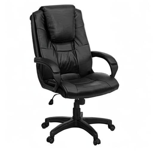 UrbanPro High Back Executive Office Chair - Ergonomic Black Leather Desk Chair for Home & Office - Perfect for Long Work Hours, Gaming, and Conference Rooms