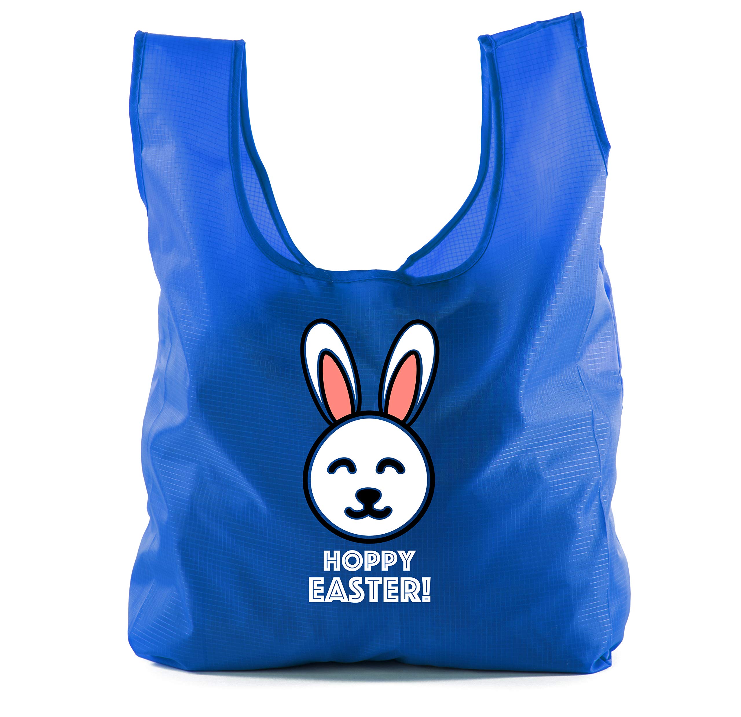 Easter Basket Bags - Bulk Reusable Grocery Totes for Easter Egg Hunt & Spring Celebrations - Hoppy Easter Gift Bags for Kids, Party Favors & Holiday Decorations
