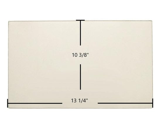 Quadra-Fire 4100-I ACT Wood Stove Replacement Glass - 13 1/4