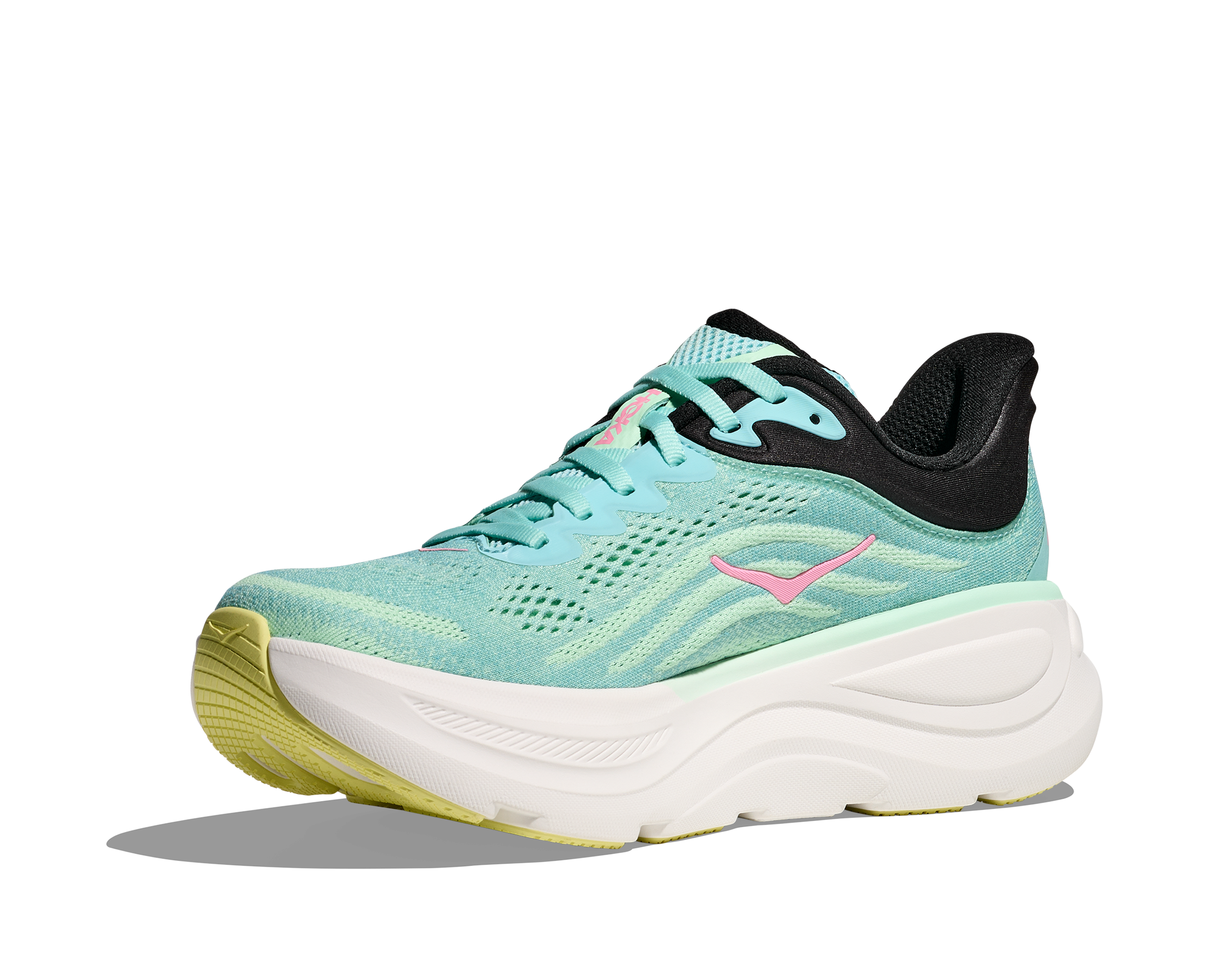 Women's Hoka Bondi 9 Running Shoes - Blue Spark/Mint Fluorite | Cushioned Comfort for Long-Distance Running & Walking | Perfect for Marathon Training, Jogging & Everyday Wear