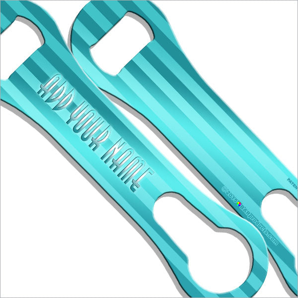 Custom V ROD® Bottle Opener with Foil Wrap - Multiple Color Choices for Beer, Wine & Soda - Perfect for Parties, BBQs & Home Bars
