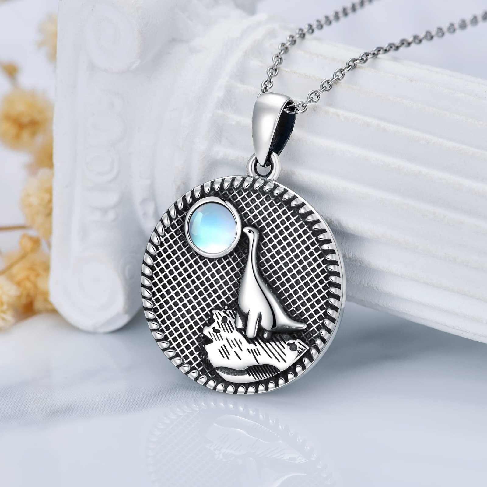 925 Sterling Silver Animal Pendant Necklace - Owl, Highland Cow, Squirrel, Fox, Otter, Bunny & Dog Charms | Unique Jewelry Gift for Women & Men | Perfect for Birthday, Christmas & Everyday Wear