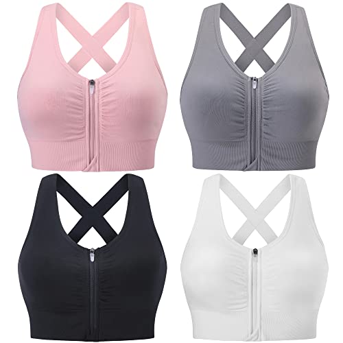 Black White Gray Pink 4 Pack