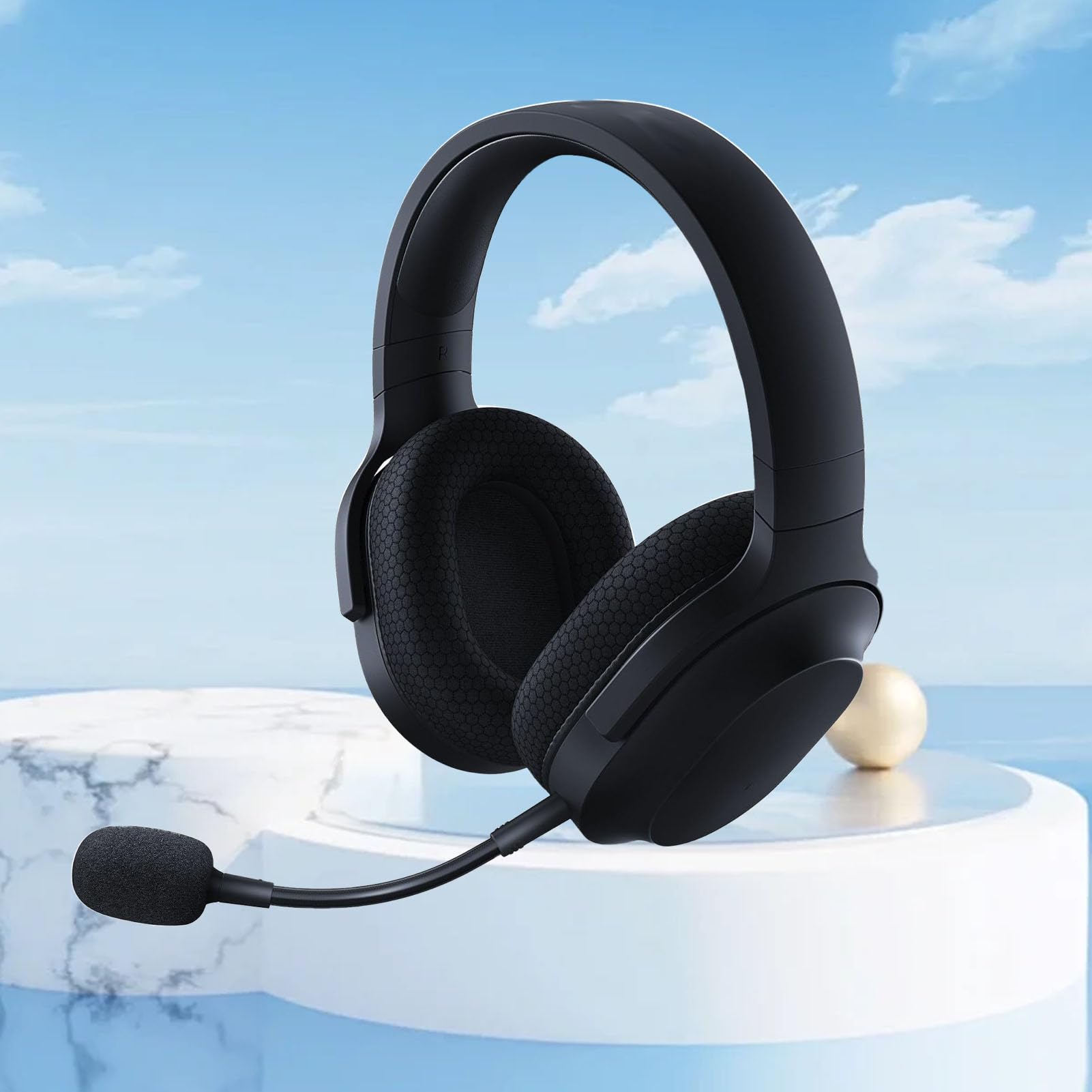 Barracuda X Gaming Headset Mic Replacement - Professional 3.5mm Detachable Boom Microphone with Noise Cancellation for PC, PS4, PS5, Xbox (Black) - Perfect for Streaming & Online Gaming