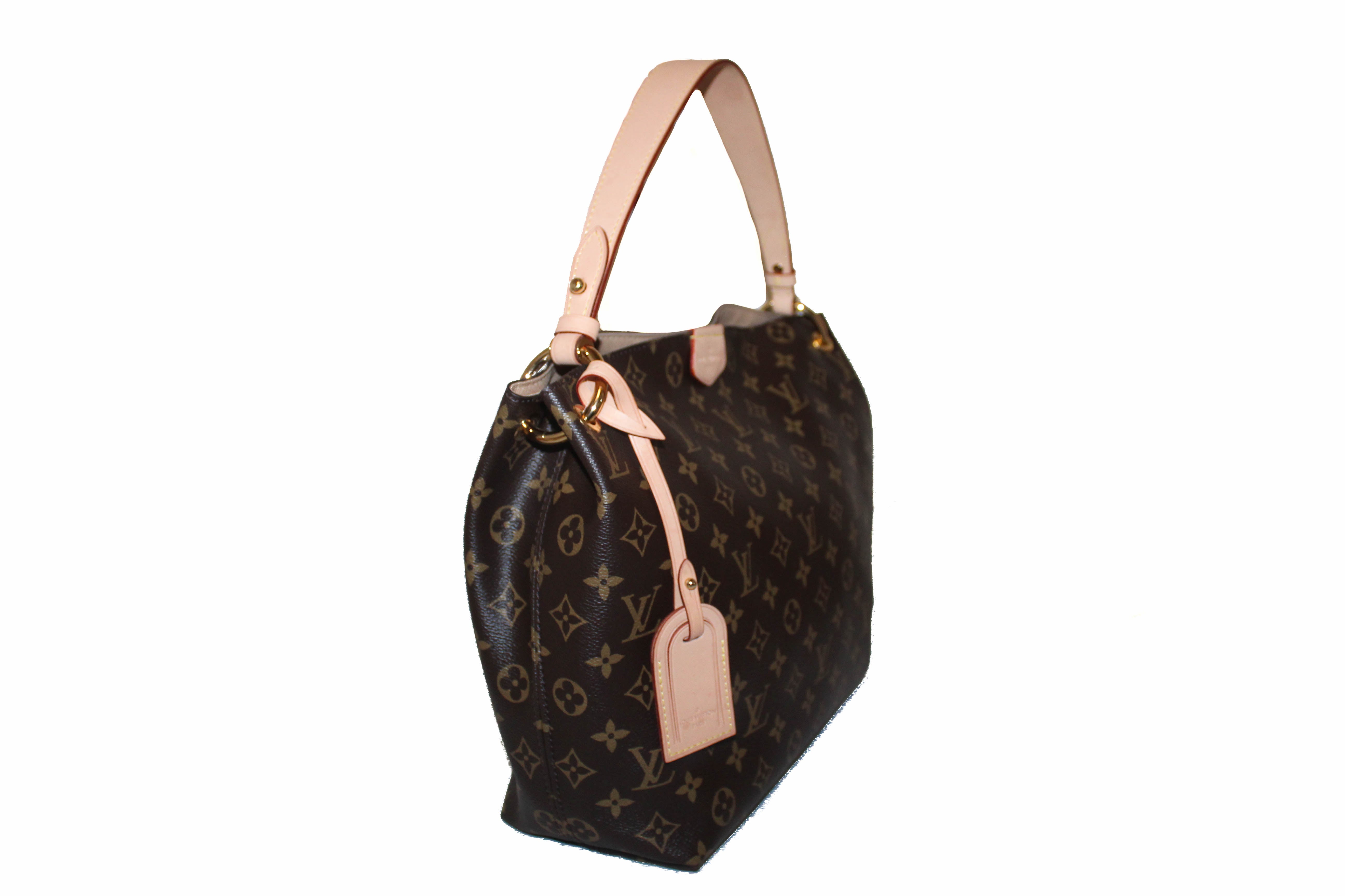 Authentic Louis Vuitton Graceful PM Monogram Canvas Hobo Shoulder Bag - Luxury Handbag for Women, Perfect for Work, Travel & Everyday Use
