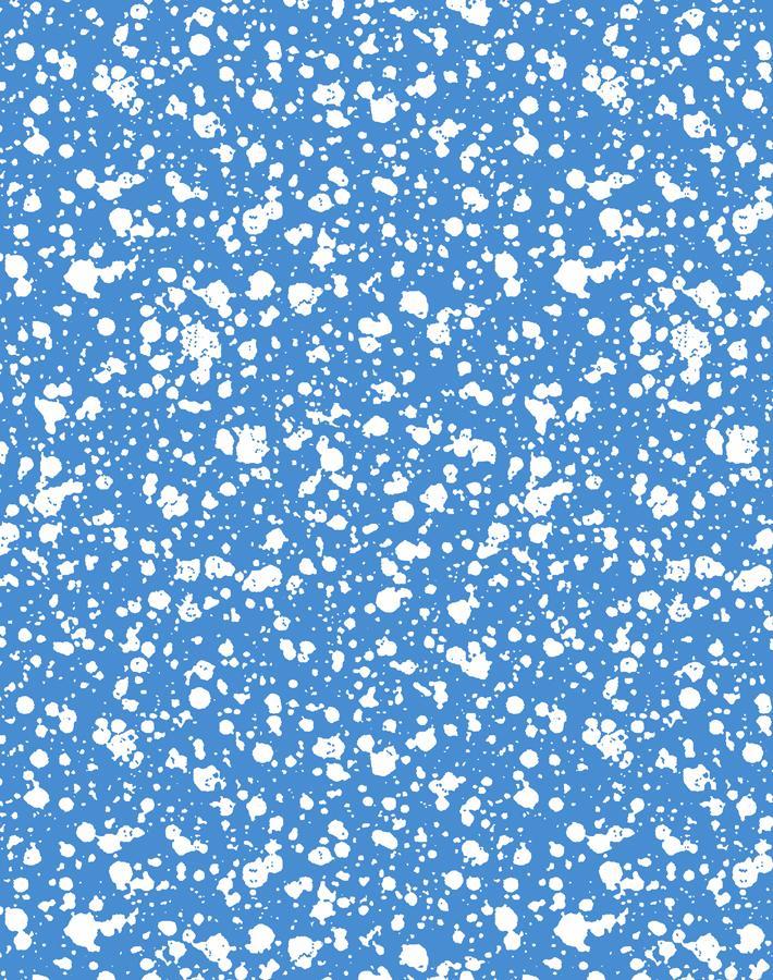 Chris Benz 'Corner Deli' Lapis Blue Wallpaper - Premium Peel & Stick Removable Wallpaper for Living Room, Bedroom, Kitchen Decor