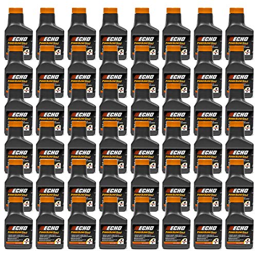 48PK Echo Oil 2.6 oz Bottles - Premium 2-Cycle Engine Oil Mix for 1 Gallon Gas - Power Blend 6450001 - Ideal for Chainsaws, Trimmers, and Outdoor Power Equipment