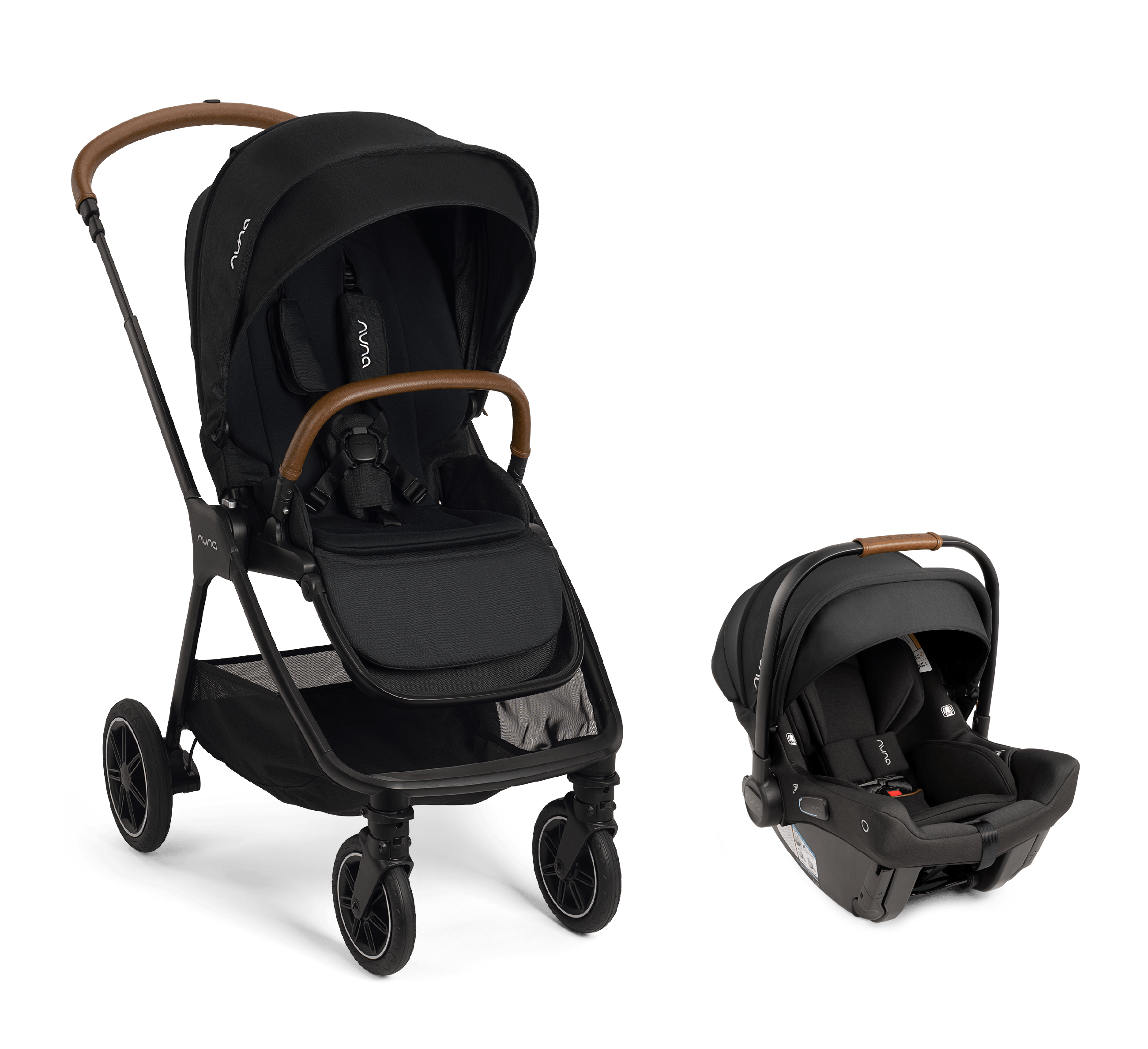 Nuna TRIV Next Stroller + PIPA Urbn Car Seat Travel System - Lightweight & Compact for Urban Parents | Perfect for City Walks, Shopping & Travel
