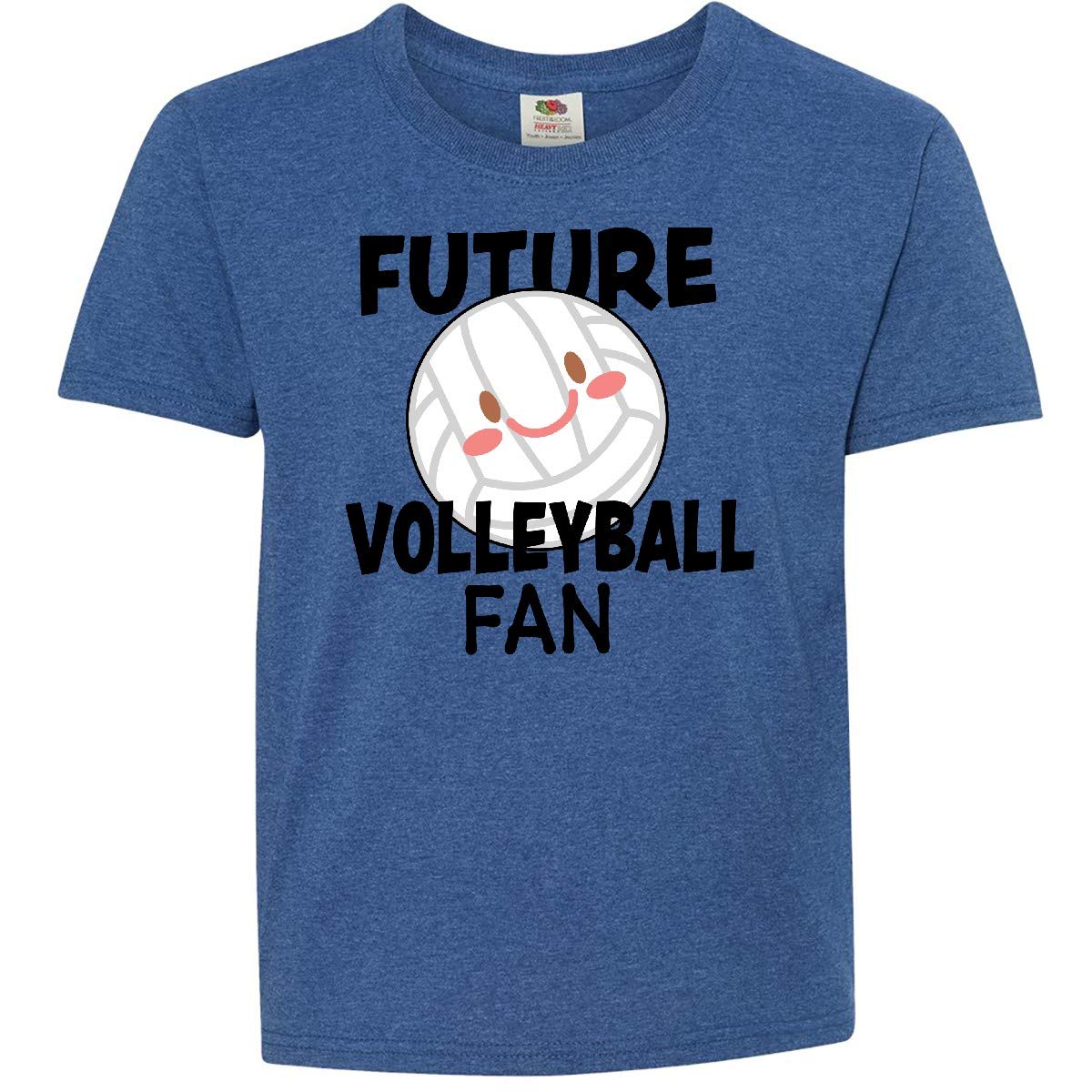 Inktastic Future Volleyball Fan Youth T-Shirt - Cute Kids Volleyball Player Tee for Girls & Boys - Soft Cotton Sports Apparel for School, Training & Game Days