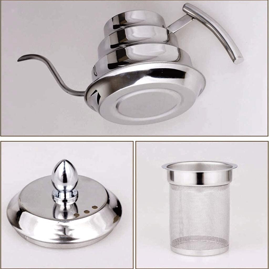 Premium Stainless Steel Tea Pot with Removable Infuser - Perfect for Loose Leaf Tea & Tea Bags | Dishwasher Safe & Heat Resistant | Ideal for Home, Office & Gift Giving