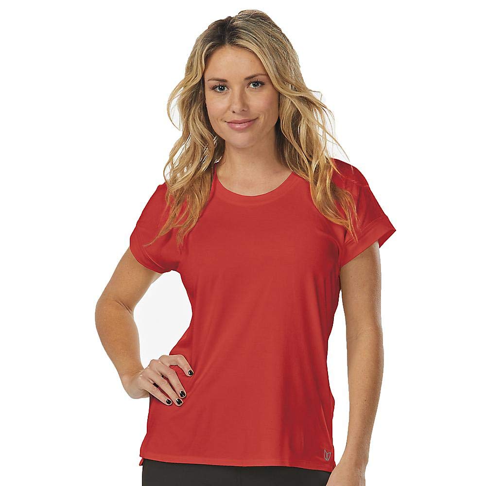 KORSA Women's Workout Short Sleeve T-Shirt for Running, Gym, Yoga & Sports | Moisture Wicking Activewear Top for Women | Perfect for Workouts, Fitness Training & Outdoor Activities