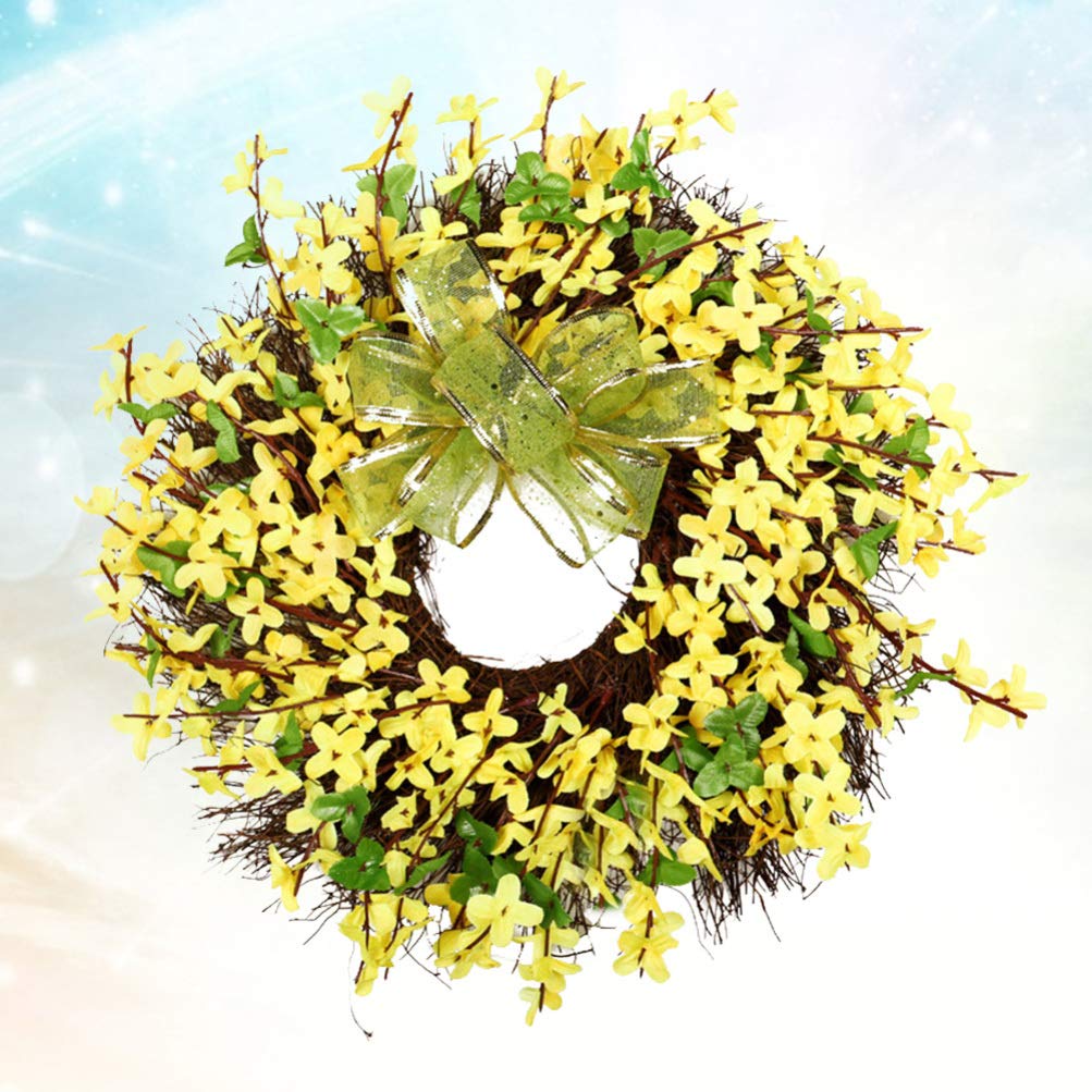Amosfun Artificial Christmas Bamboo Flowers - Realistic Fake Greenery for Holiday Home Decor, Table Centerpieces, and Festive Party Arrangements