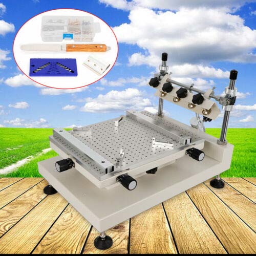LOYALHEARTDY 3040 High Precision Manual Solder Paste Printer - SMT Stencil Printer for PCB Assembly | Perfect for DIY Electronics & Circuit Board Prototyping