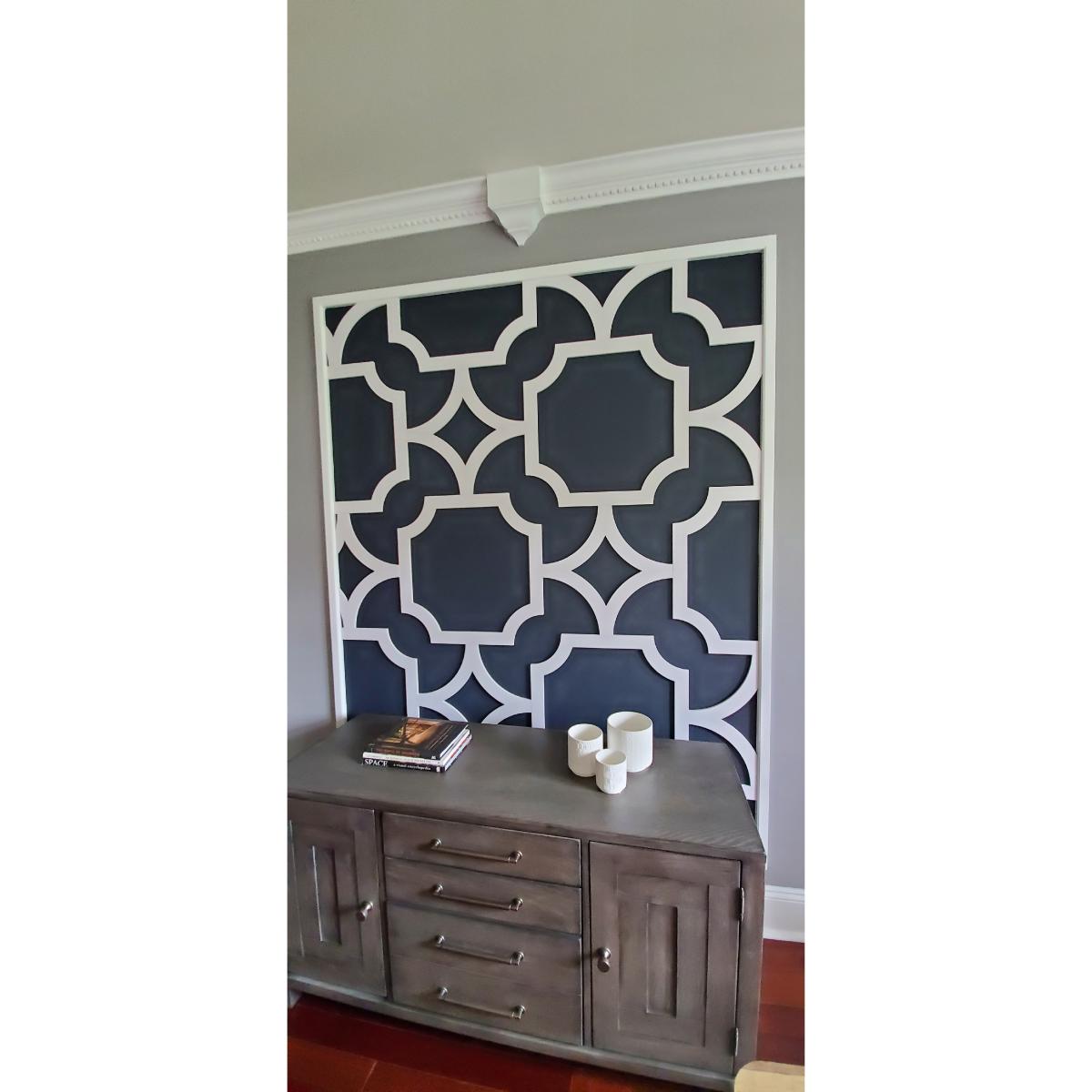 Anderson Decorative Fretwork Wall Panels - Laser Cut Wooden Room Dividers for Home & Office Decor - Perfect for Living Rooms, Bedrooms, and Commercial Spaces