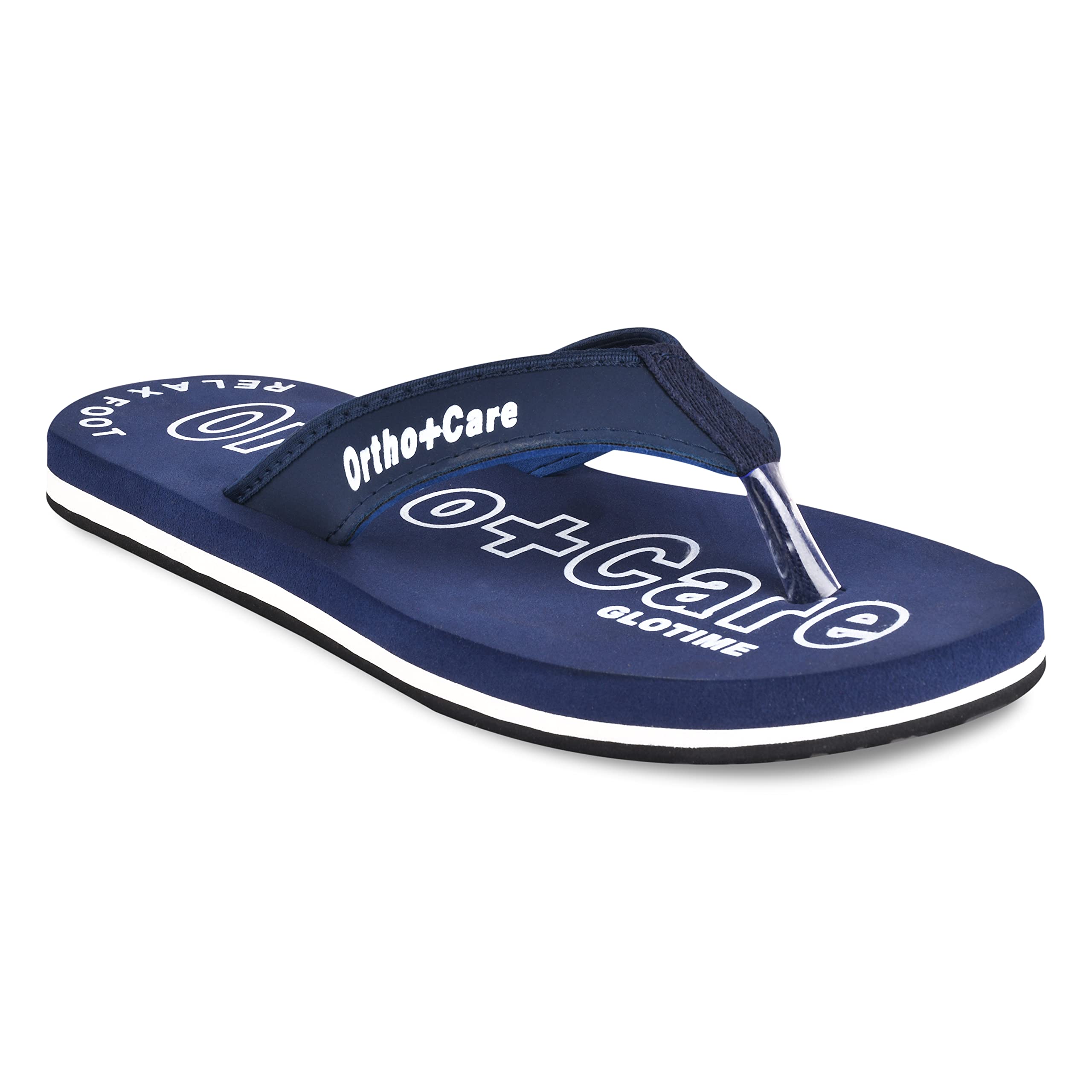 GLORY Men's Diabetic & Orthopedic Slippers - Lightweight Cushioned Comfortable Flip Flops with Soft Footbed for Plantar Fasciitis Relief | Perfect for Home, Hospital & Post-Surgery Recovery