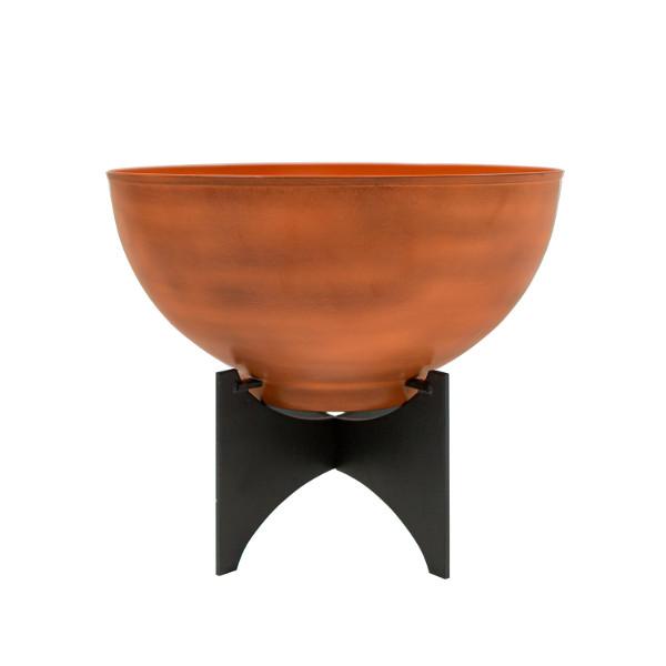 Rustic Steel Patina Planters - Vintage Indoor & Outdoor Garden Decor for Home, Patio, and Office Spaces