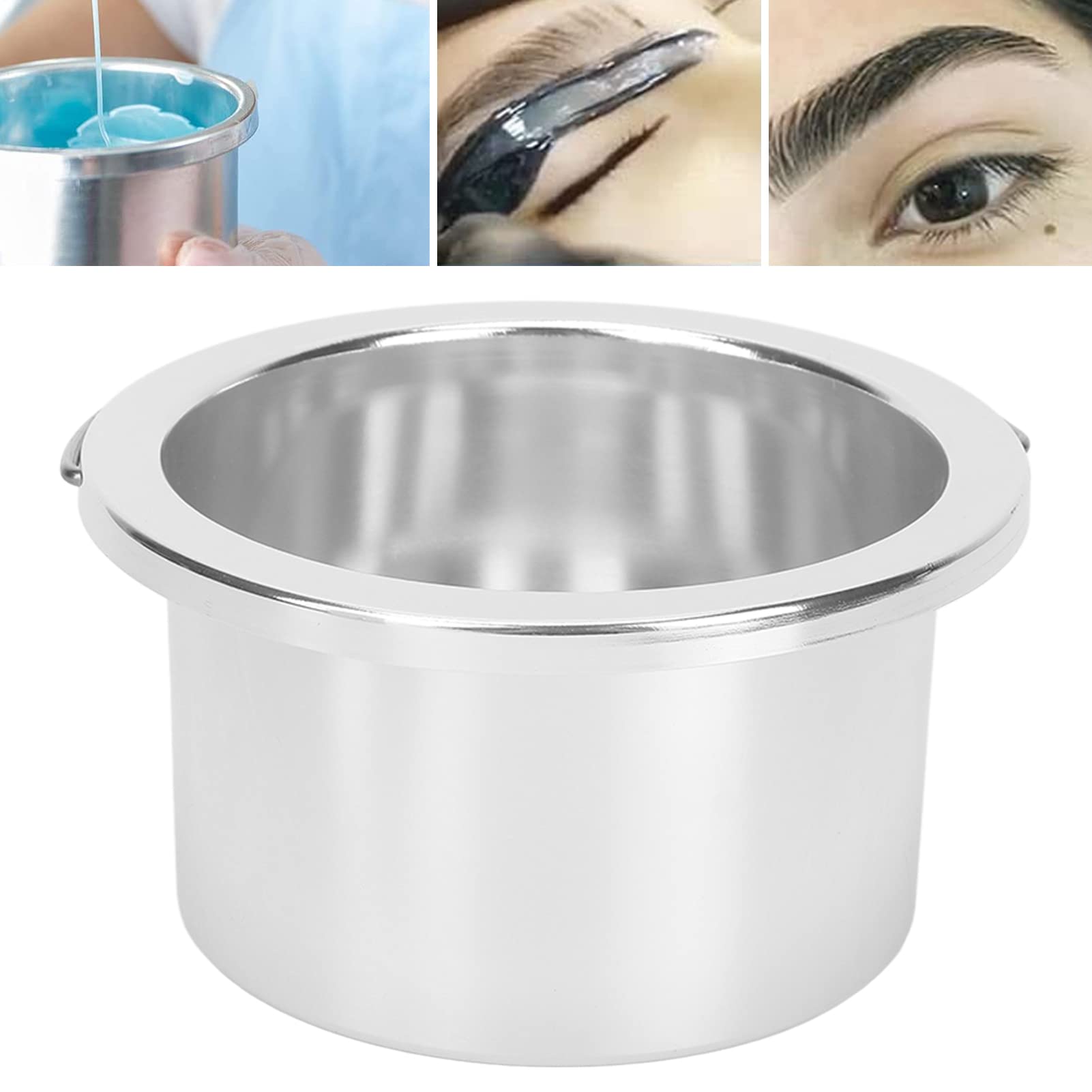 100mm Wax Warmer Replacement Pot - Portable Inner Wax Bowl for Hair Removal Machine | Durable Wax Melting Container for Salon & Home Use | Perfect for Professional Waxing & DIY Hair Removal