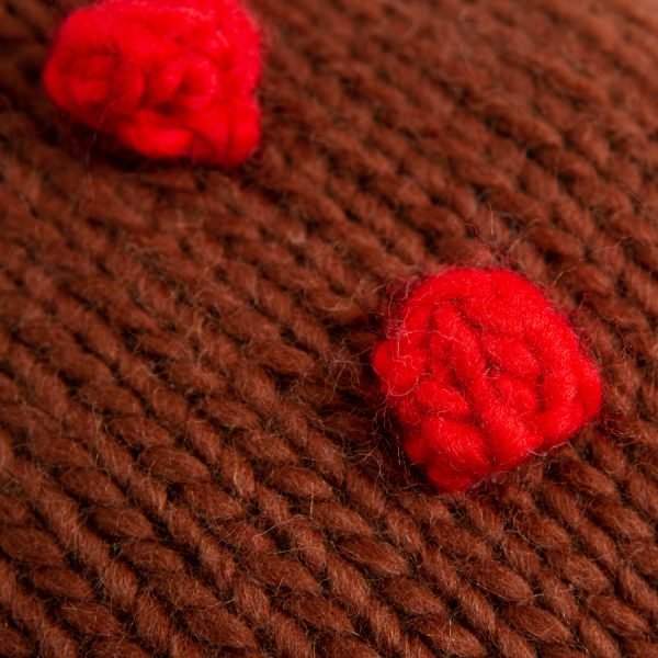 DIY Gingerbread Man Knitting Kit for Beginners - Complete Crochet Set with Yarn, Needles & Instructions - Perfect for Christmas Crafts, Holiday Gifts & Cozy Winter Evenings