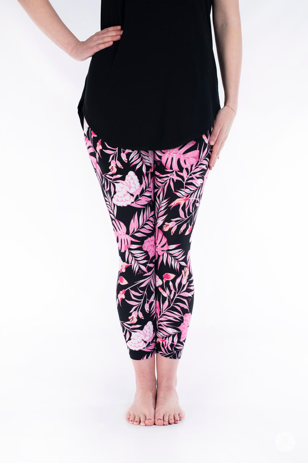 Pink Paradise Crops - Trendy Women's Short Tops for Summer Outfits, Casual Wear & Street Style Fashion