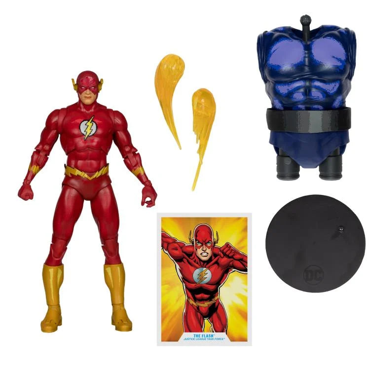 Justice League Task Force The Flash DC Multiverse Action Figure - Collect to Build Darkseid - Perfect for Superhero Fans & Collectors - Display, Play, or Gift for Comic Book Lovers