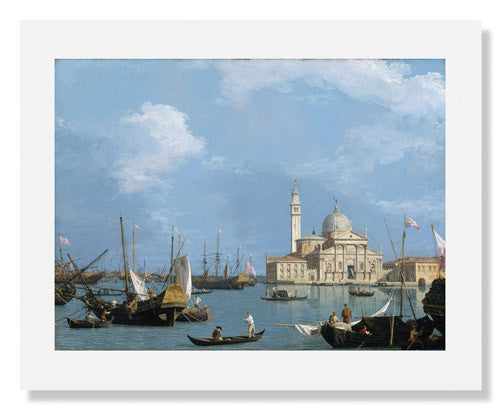 Canaletto San Giorgio Maggiore Painting - Venetian Landscape Art Print from Bacino di S. Marco - Perfect for Home Decor & Office Wall Art