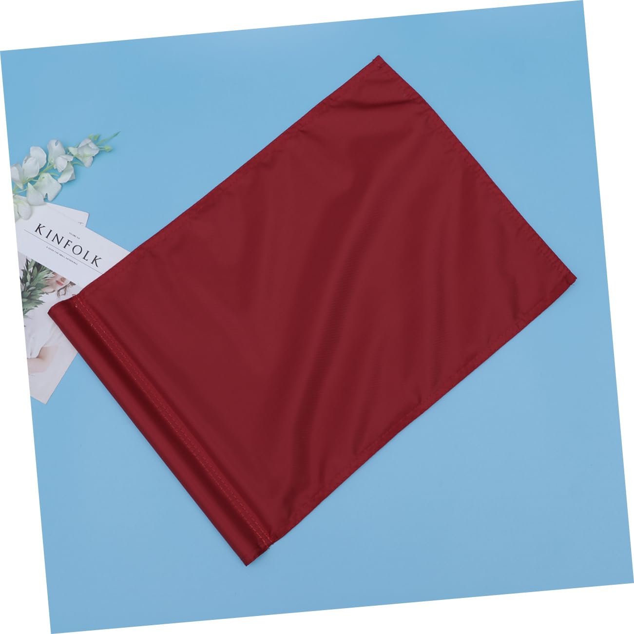 VANZACK 2-Pack Mini Golf Practice Flags - Red Lightweight Durable Yard Training Markers with Easy Mounting | Perfect for Backyard Golf Drills, Putting Greens & Outdoor Sports Training