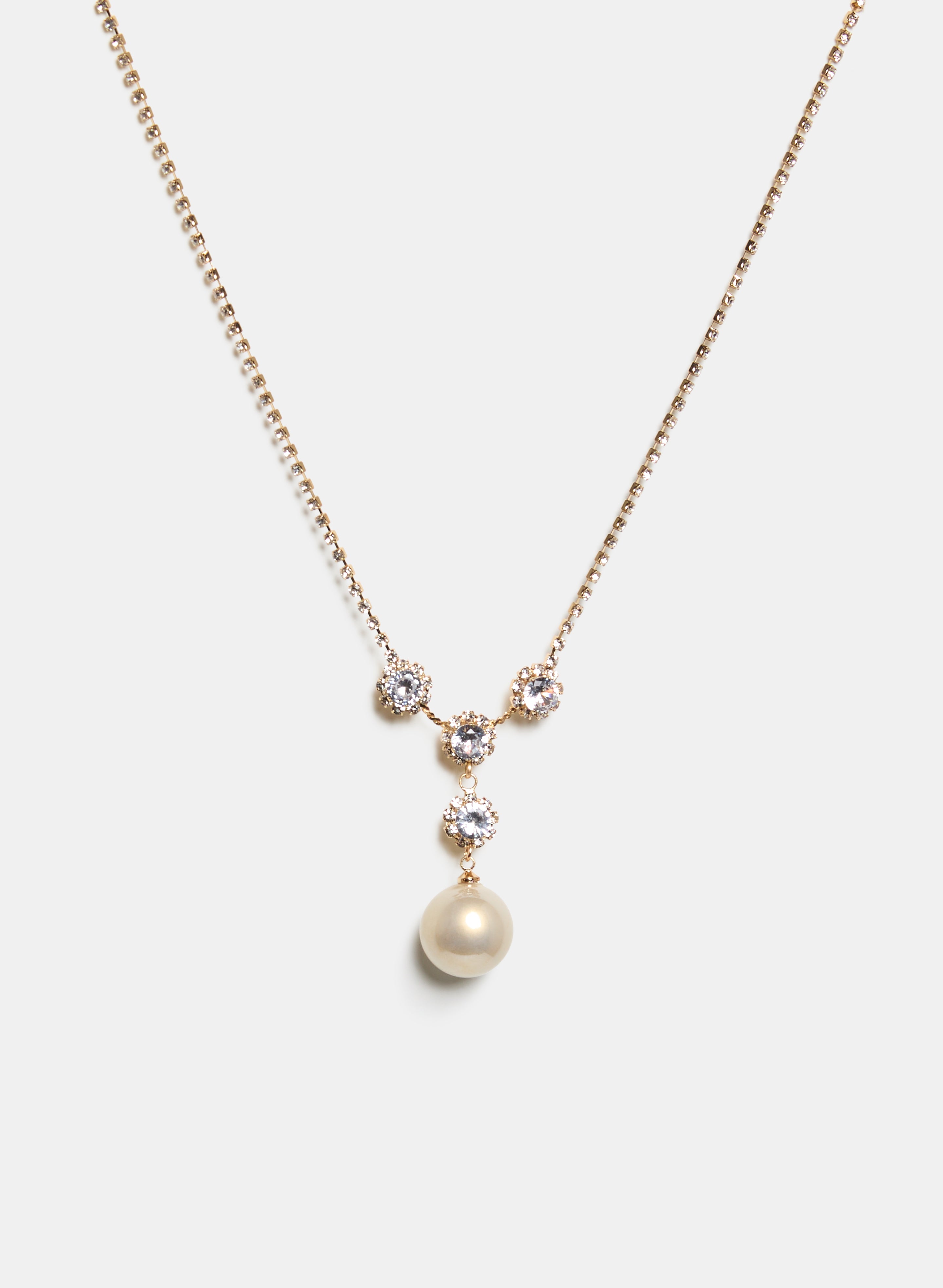Elegant Crystal Chain Necklace for Women - Sparkling Fashion Jewelry Gift for Birthday, Anniversary & Party Accessories