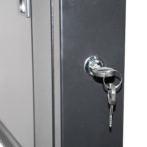 AVARRO RK ER18U 18U Server Rack Cabinet - 19 Inch Network Equipment Rack with Casters & Cable Management for Data Center, Home Office, and IT Installations