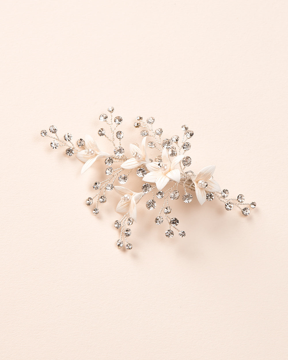 Elegant Maya Floral Hair Clip - Boho Chic Hair Accessory for Women & Girls - Perfect for Weddings, Parties & Everyday Style