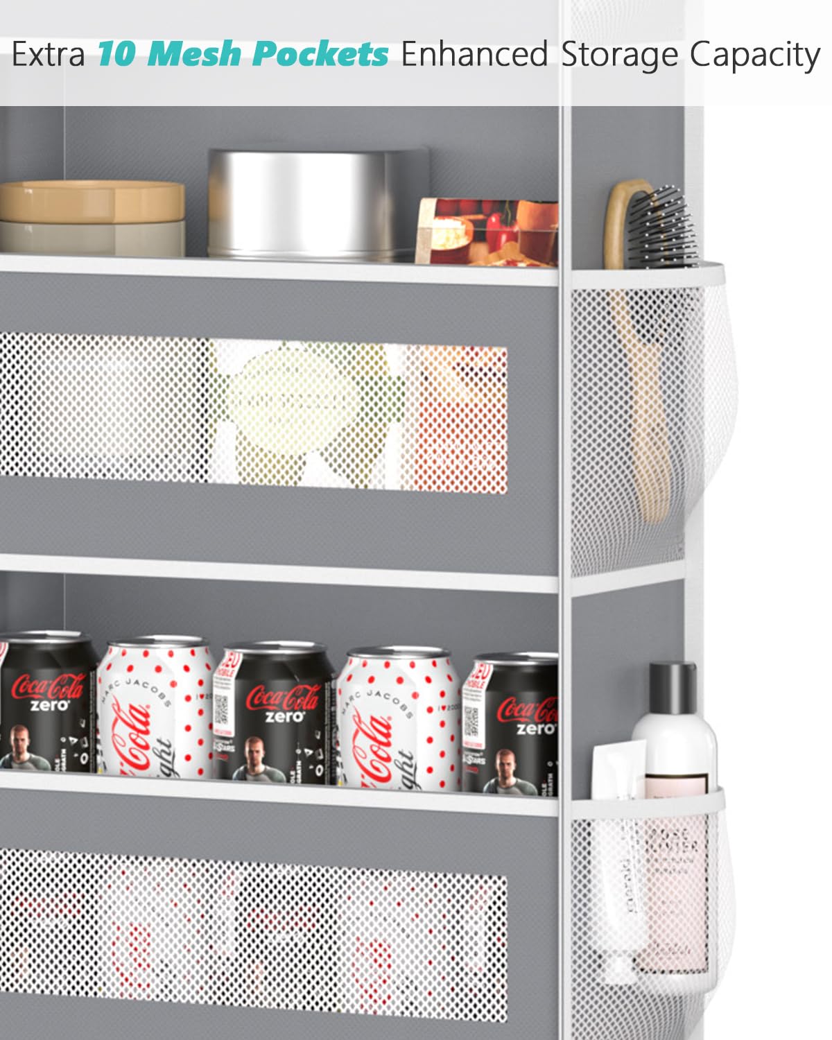 15-Pocket Over the Door Organizer - Space-Saving Bathroom Storage, Shoe Organizer, Kids Toy Storage & Closet Organizer - Perfect for Small Spaces, Nursery, Dorm & Apartment Organization