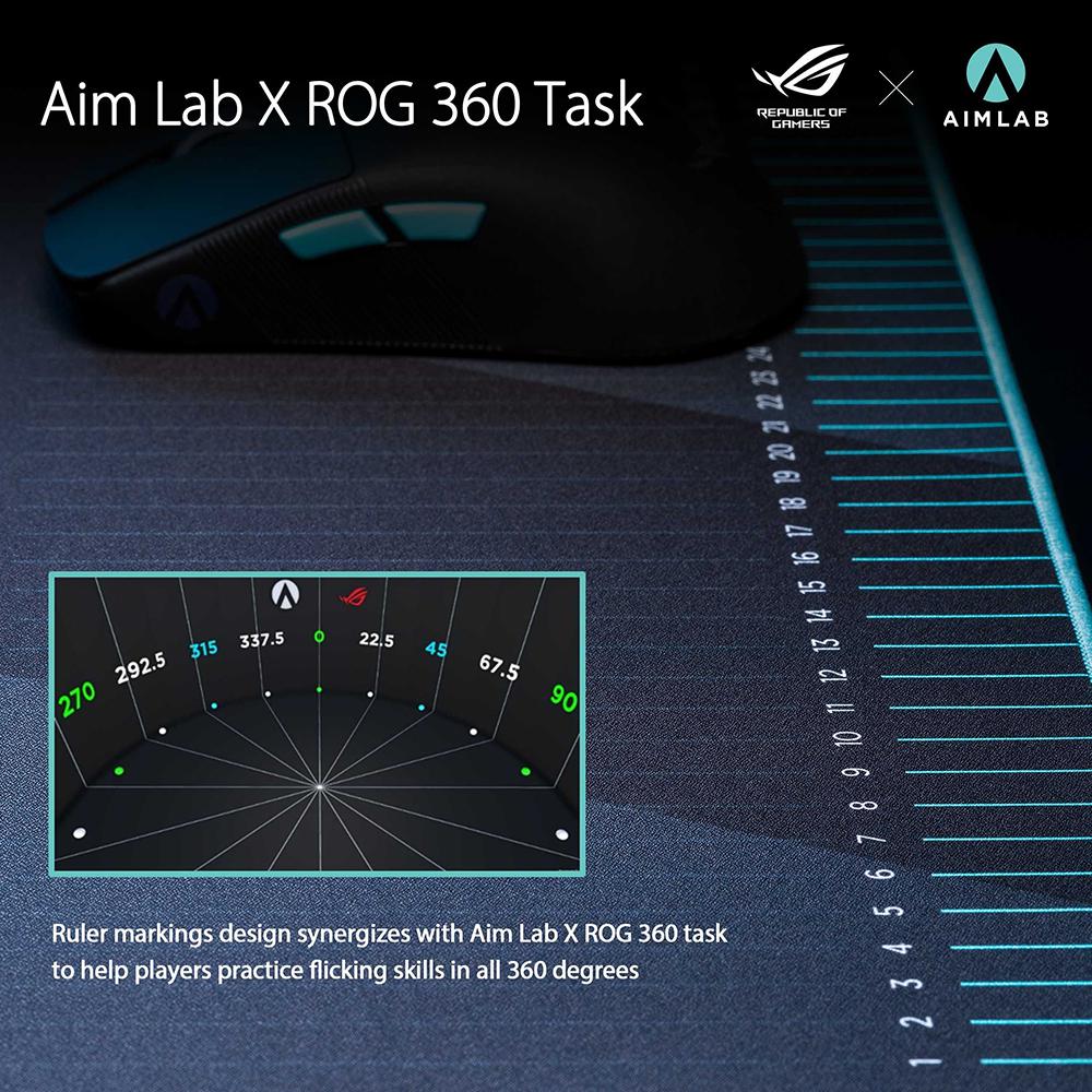 ASUS ROG Hone Ace Aim Lab Edition NC16 Gaming Mouse - High Precision 16000 DPI, Ergonomic Design for FPS & Esports | Perfect for Competitive Gaming & Professional Streamers