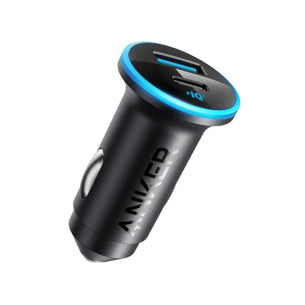 PowerDrive 323 52.5W USB C Car Charger Adapter - Fast Charging Dual Port USB Car Charger for iPhone 15/14/13, Samsung Galaxy, iPad - Perfect for Road Trips & Daily Commute