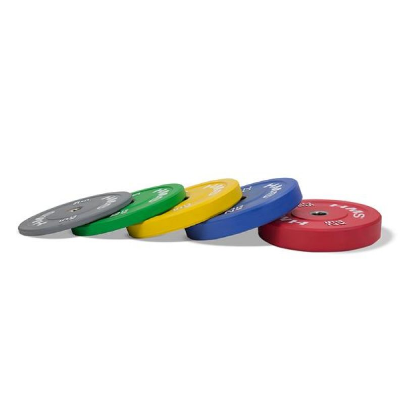 Olympic Bumper Plate 25kg (55lbs) - High-Quality Rubber Weight Plate for CrossFit, Powerlifting & Home Gym Workouts - Perfect for Strength Training & Fitness Enthusiasts