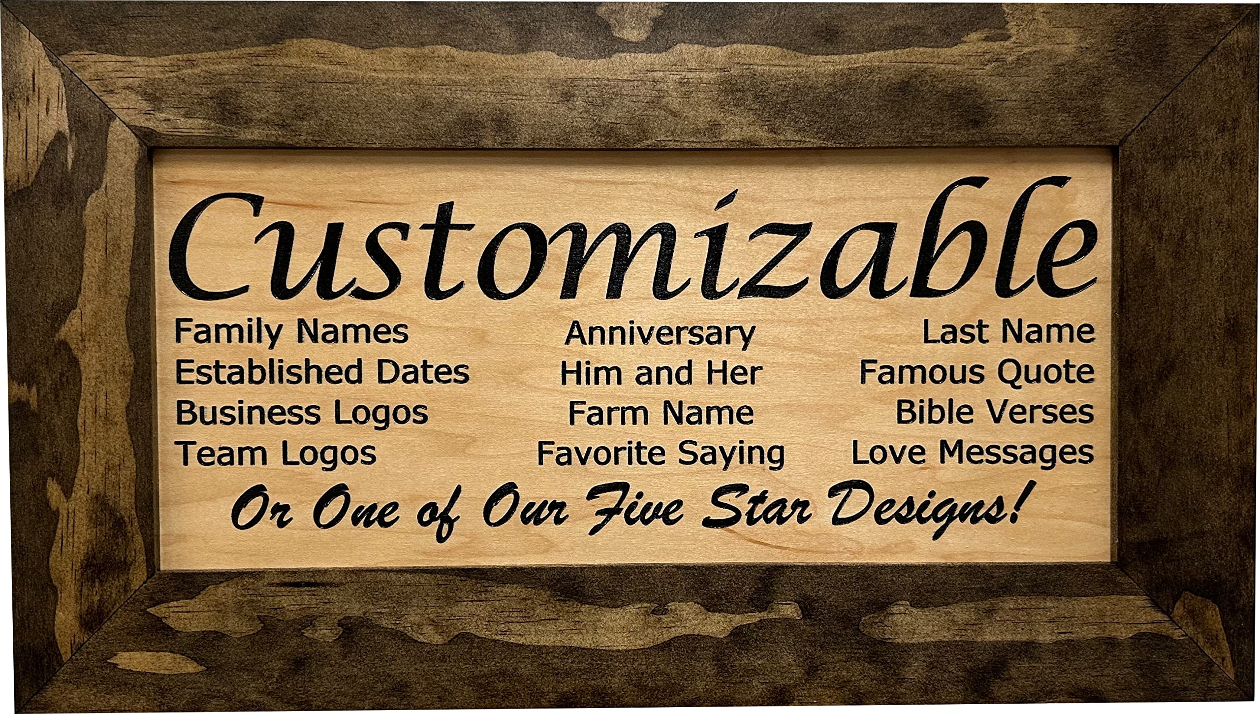 Customizable Gun Cabinet Wall Decor - Personalized Gun Safe for Secure Firearm Storage (Jacobean & Natural Finish) | Perfect for Home, Office & Hunting Lodge Display