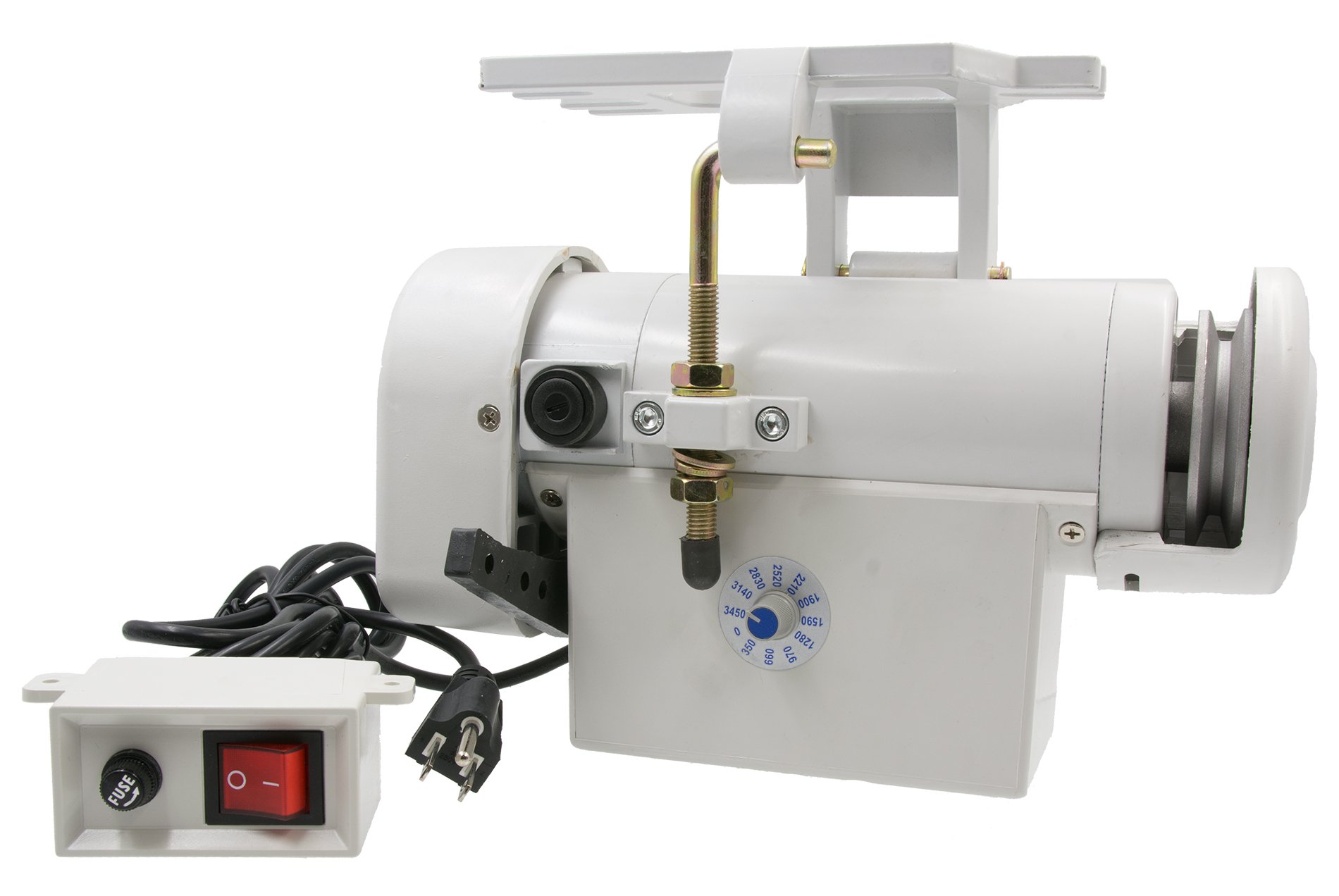 Consew 550W 110V Industrial Sewing Machine Servo Motor - Heavy Duty Fabric Stitching for Leather, Canvas & Upholstery | Perfect for Tailors, Manufacturers & DIY Craft Projects