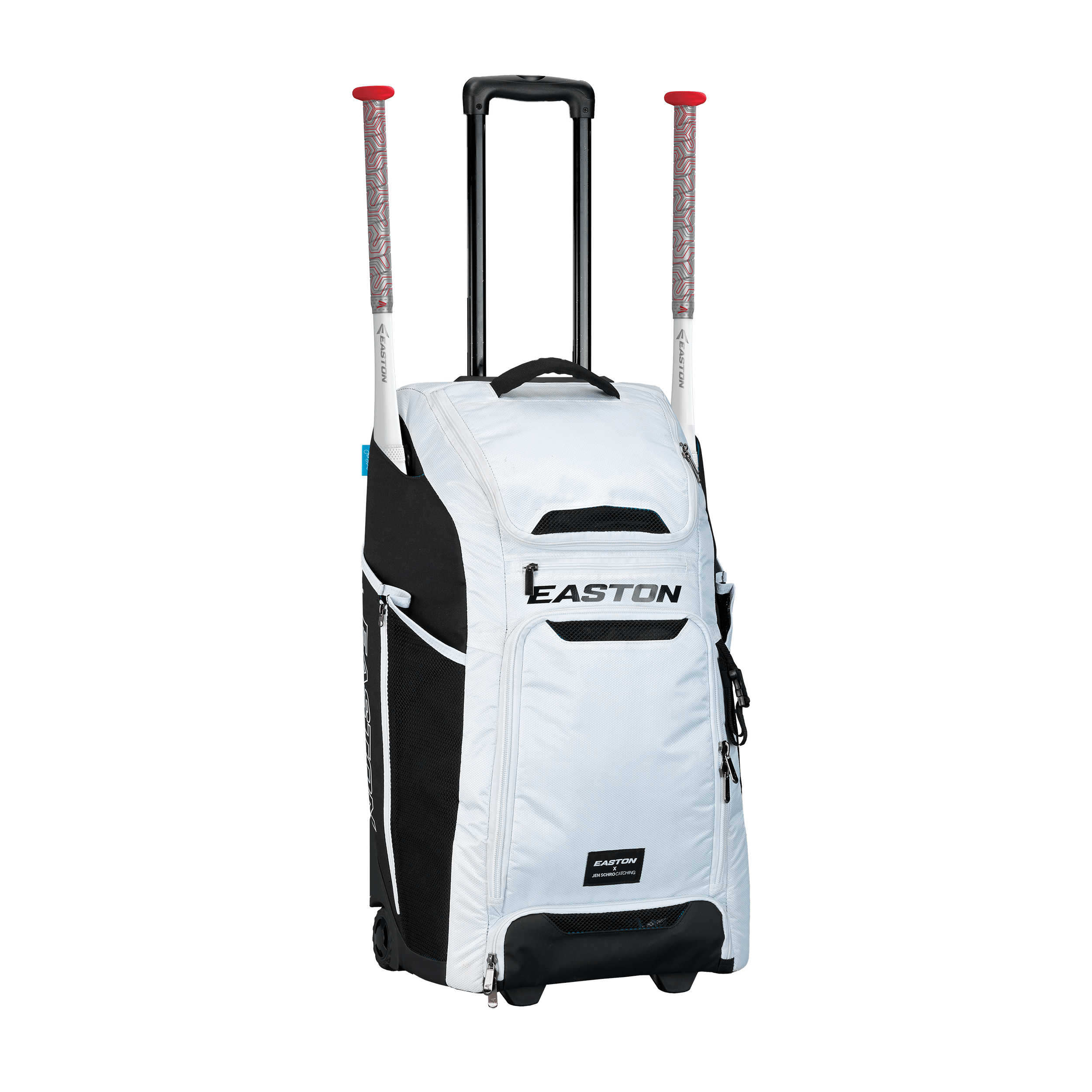 Easton Catcher's Wheeled Baseball Equipment Bag - Durable Rolling Gear Bag for Baseball Players, Coaches & Teams - Perfect for Practice, Games & Travel