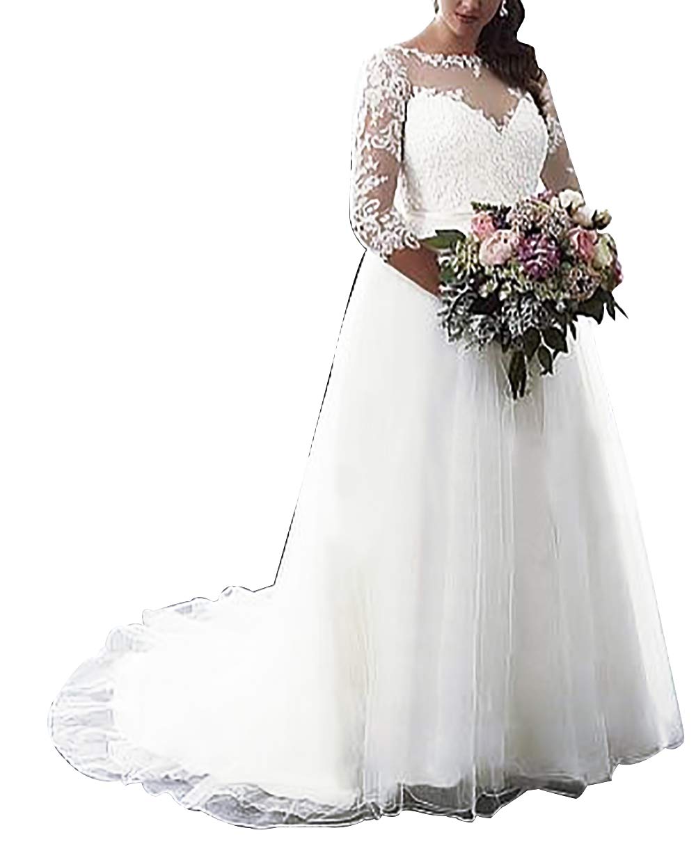 Elegant Lace A-Line Wedding Dress with Sweetheart Neckline - Beach & Outdoor Bridal Gown in Chiffon Fabric | Perfect for Beach Weddings, Garden Ceremonies & Romantic Vows