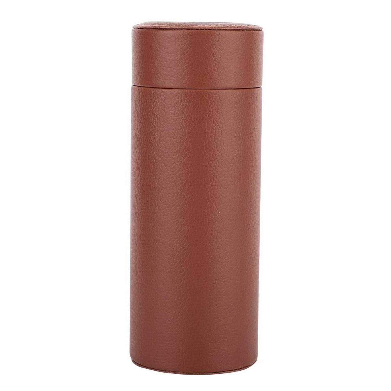 Premium Cigar Humidor Box with Cedarwood Lining - Travel Storage Case for Cigars, Business Gift for Men (Brown) - Perfect for Home, Office & Travel Use
