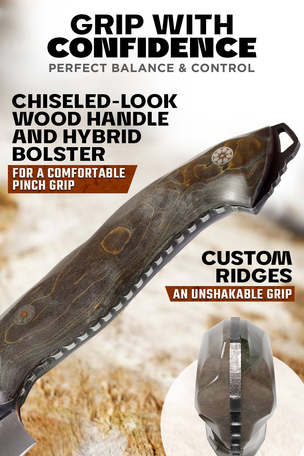 Premium 8-Inch Chef's Knife - Dalstrong Barbarian Series - High Carbon German Steel - Professional Kitchen Knife for Slicing, Dicing & Chopping - Perfect for Home Chefs & Culinary Professionals