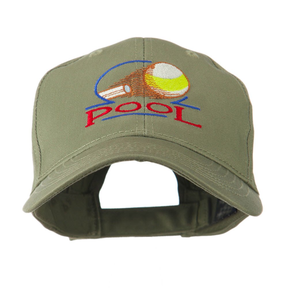 E4Hats.com Premium Billiard Pool Logo Embroidered Baseball Cap - Stylish Snooker & Pool Accessory for Players and Fans