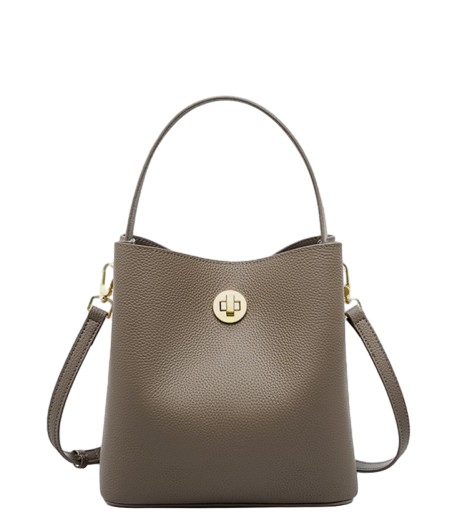 Minimalist Leather Bucket Bag for Women - Stylish & Spacious Crossbody Handbag - Perfect for Work, Travel & Everyday Use