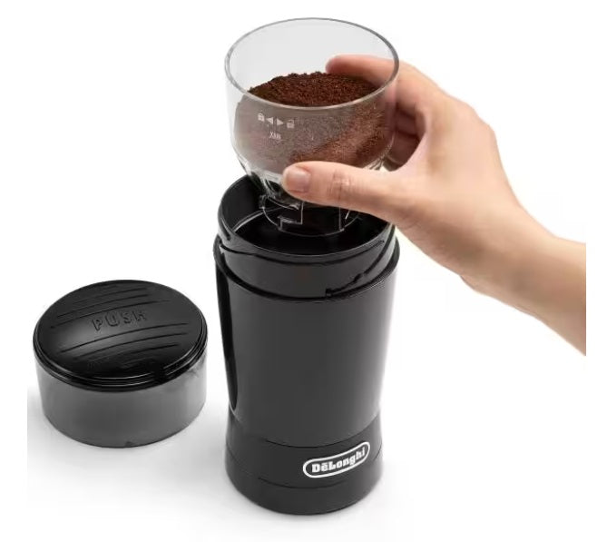 De'Longhi KG200 Professional Burr Coffee Grinder - Freshly Ground Beans for Espresso, Drip & French Press - Perfect for Home Baristas & Coffee Enthusiasts