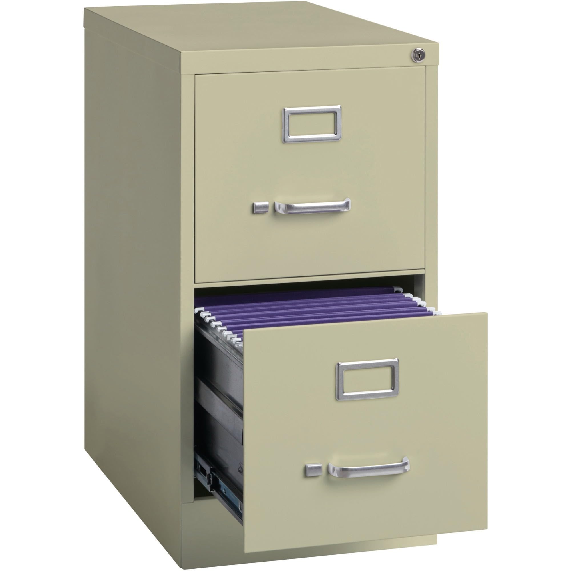 Lorell LLR42290 2-Drawer Vertical File Cabinet - 15