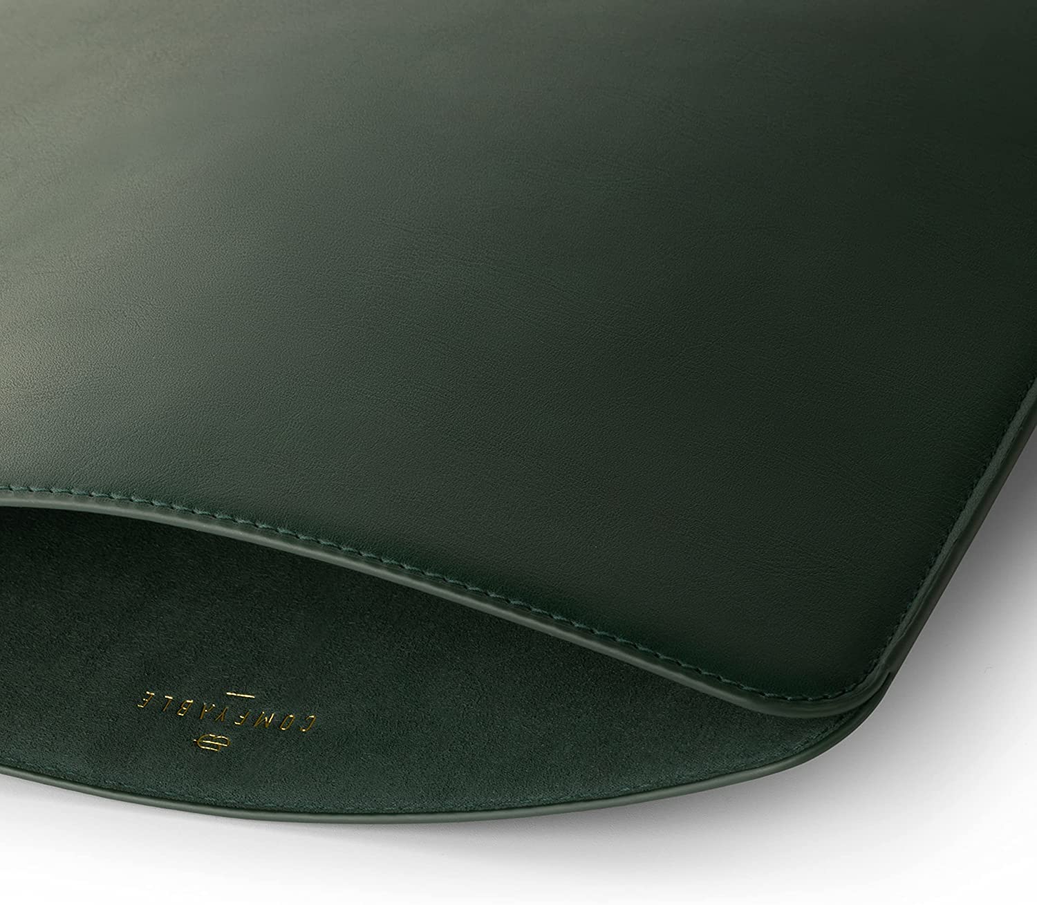 Premium 13 Inch Laptop Sleeve for MacBook Air M4 2025-2018 & MacBook Pro M2 2022 M1 2020-2016 - Eco-Friendly Faux Leather Protective Case in Green - Perfect for Work, Travel & School