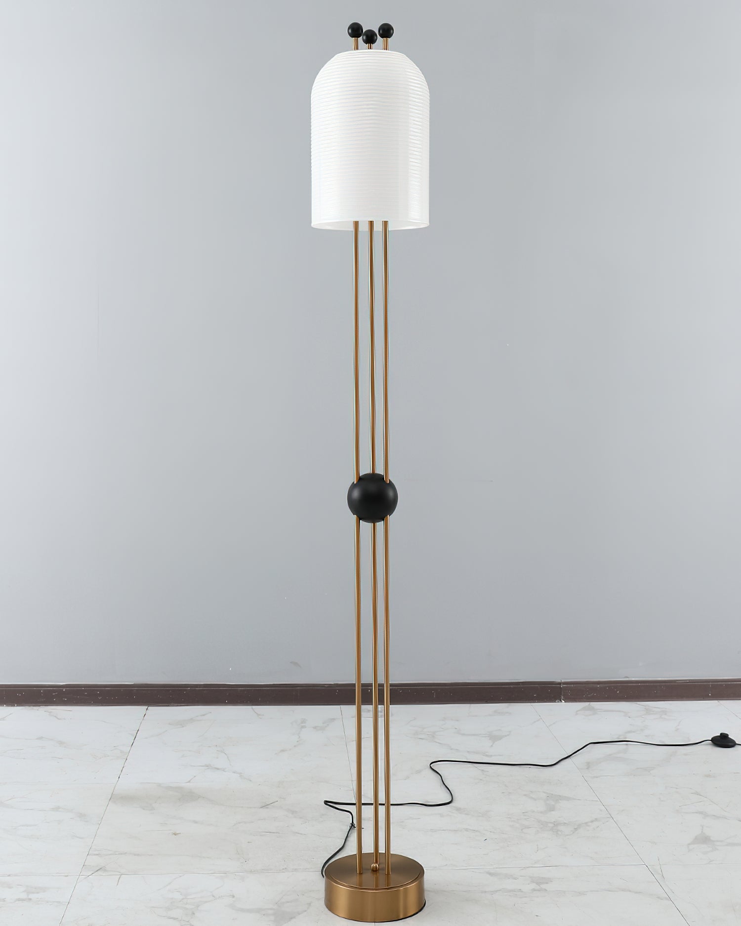 Bertha Modern Floor Lamp - Adjustable LED Standing Light for Living Room, Bedroom & Office - Warm White & Cool White Dimmable Reading Light with Remote Control - Perfect for Night Reading, Relaxing & Decor