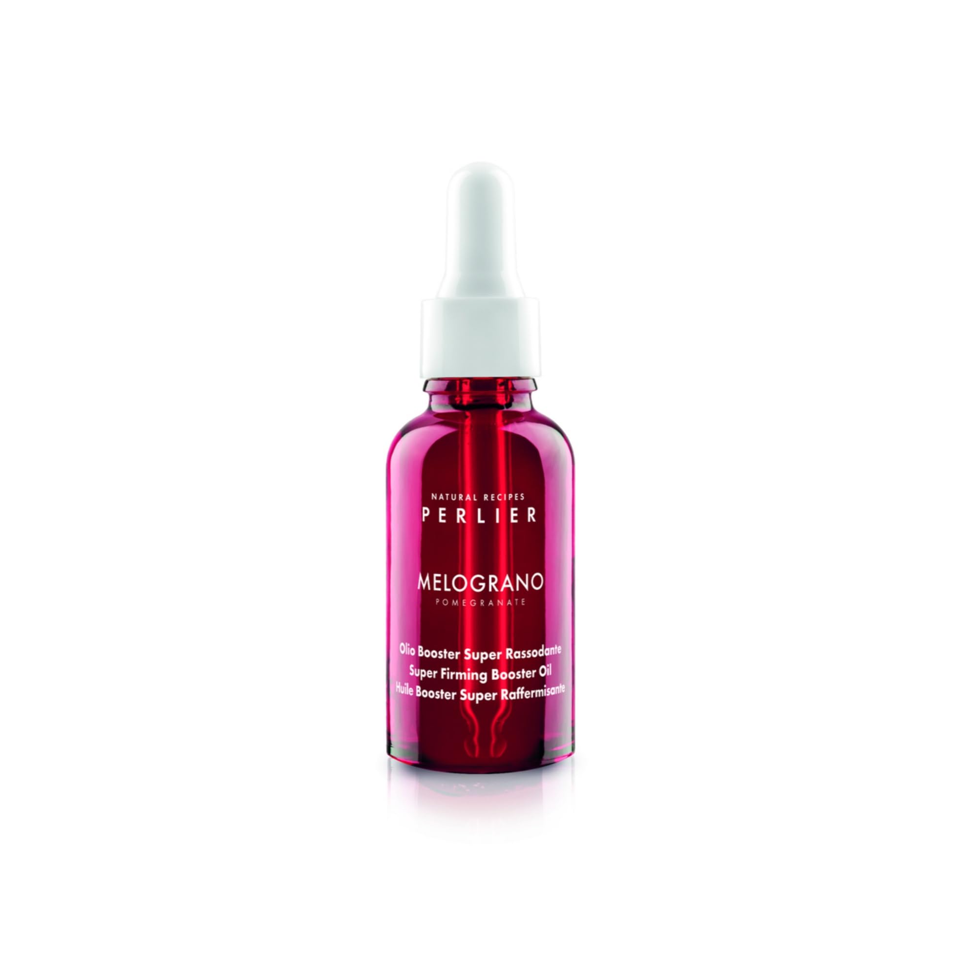 Perlier Pomegranate Firming Booster Oil - Anti-Aging & Skin Tightening Face Oil with Pomegranate Extract, 1 oz - Hydrating Facial Treatment for Wrinkles & Dull Skin | Day & Night Use for Radiant Complexion