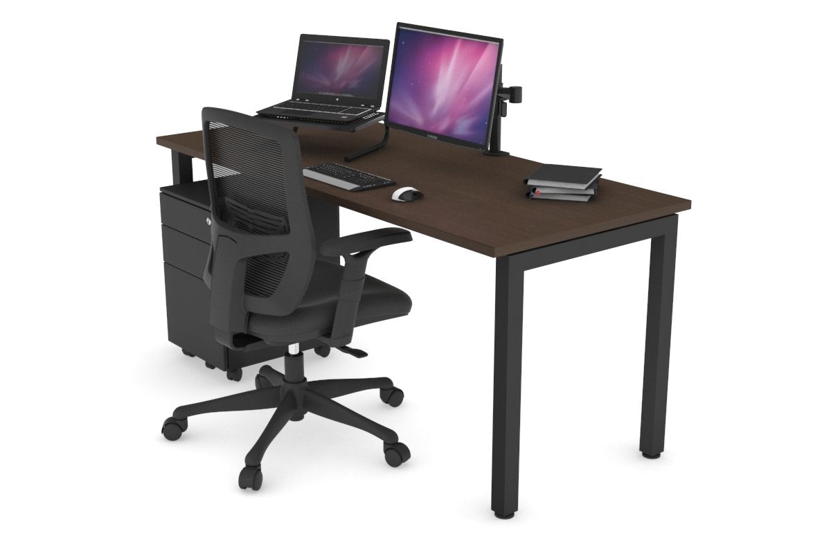 Quadro Square Legs Office Desk - 1600L x 700W Modern Workstation for Home & Office - Perfect for Remote Work, Study & Professional Workspaces